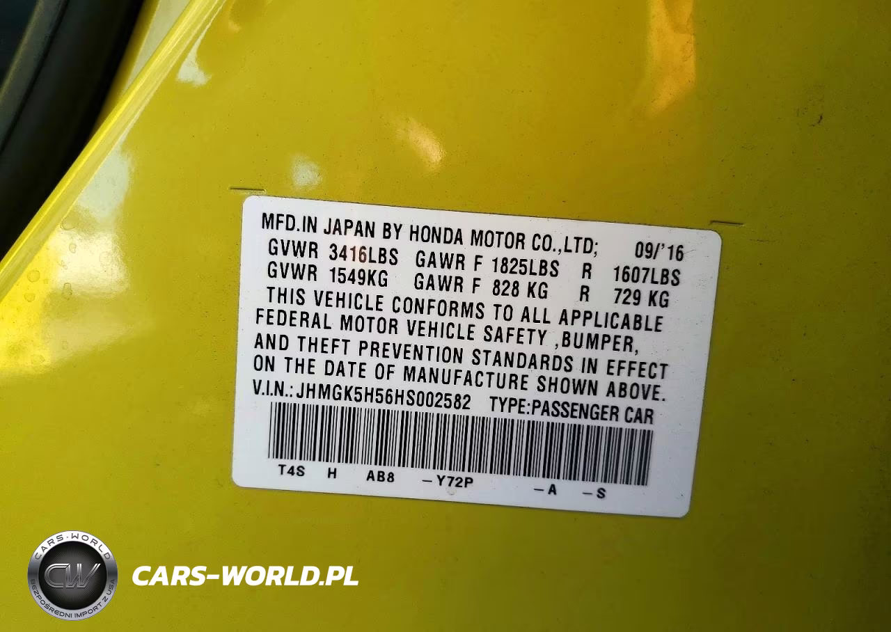 2017 Honda Fit Lx VIN:JHMGK5H56HS002582 - 13