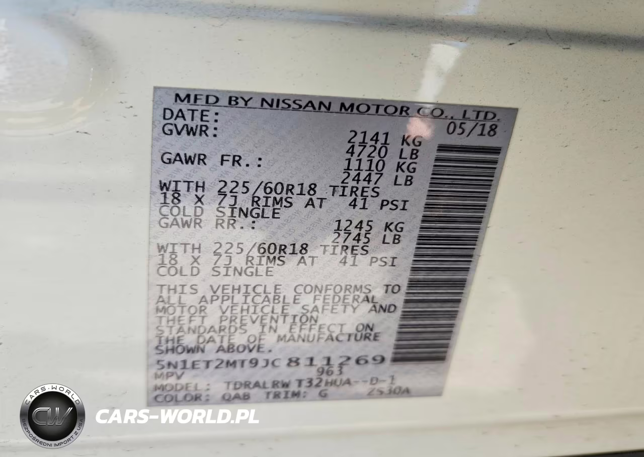 2018 Nissan Rogue Hybrid Sv VIN:5N1ET2MT9JC811269 - 13