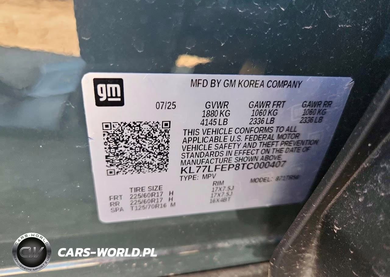 2026 Chevrolet Trax Ls VIN:KL77LFEP8TC000407 - 13