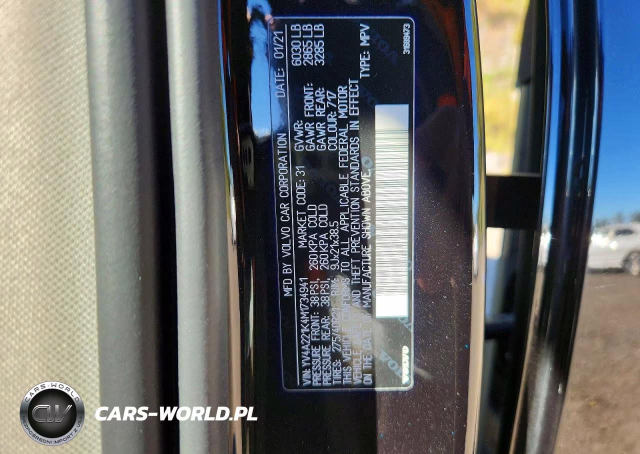 2021 Volvo Xc90 T6 Momentum VIN:YV4A221K4M1734941 - 13