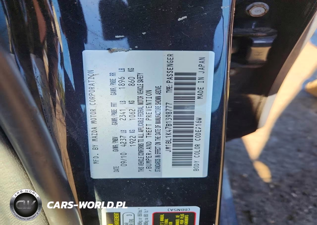 2011 Mazda Speed 3 VIN:JM1BL1K47B1398777 - 12