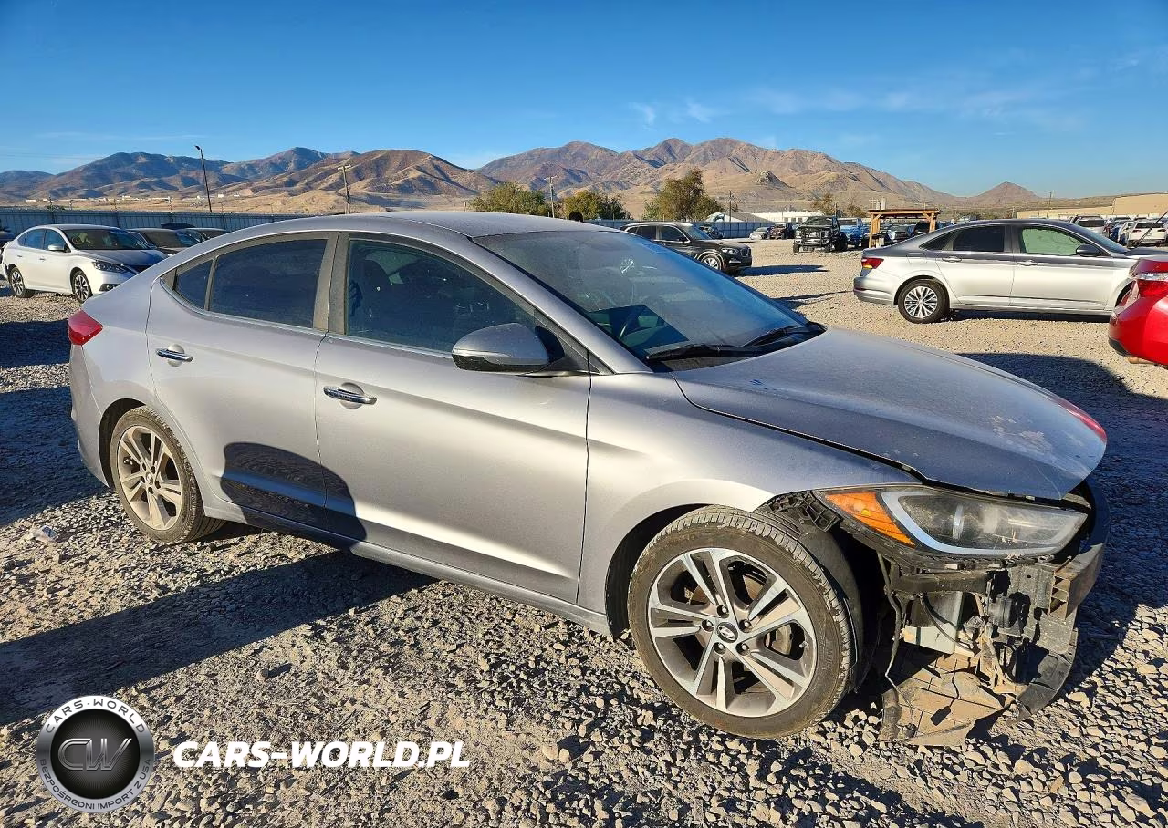 2017 Hyundai Elantra Limited VIN:5NPD84LF4HH009543 - 4