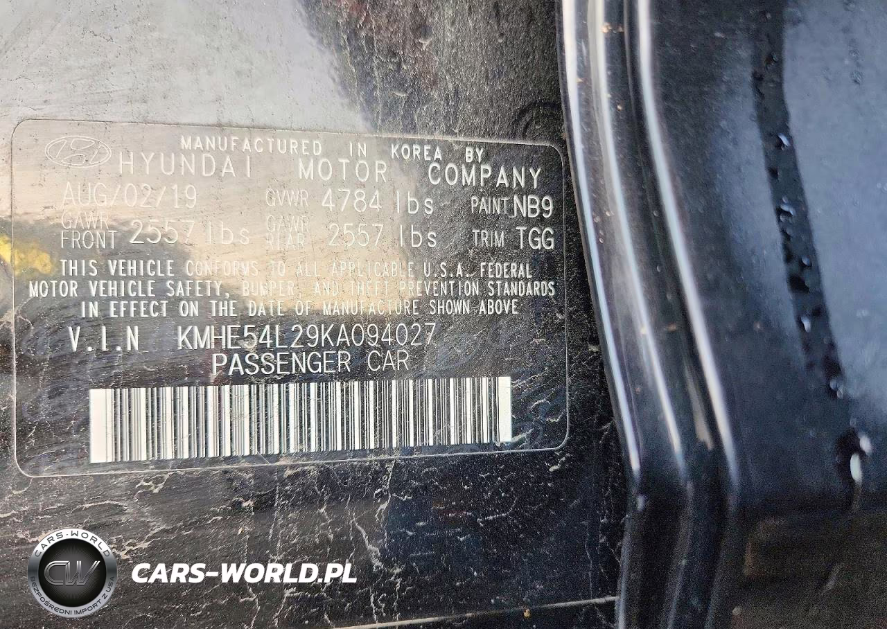 2019 Hyundai Sonata Plug-In Hybrid Limited VIN:KMHE54L29KA094027 - 12