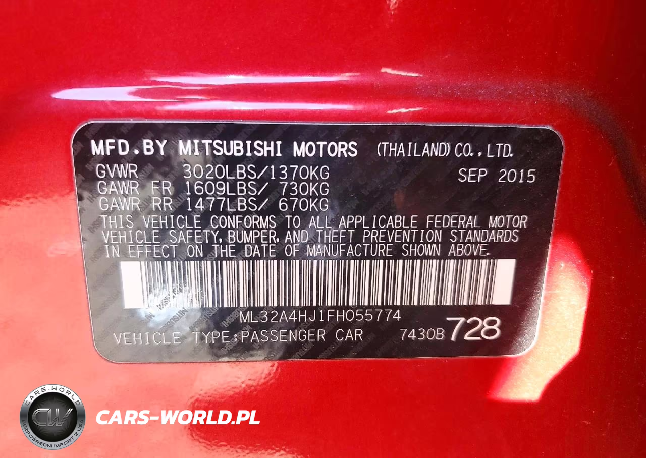 2015 Mitsubishi Mirage Es VIN:ML32A4HJ1FH055774 - 12