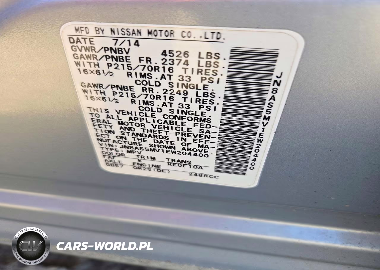 2014 Nissan Rogue Select S VIN:JN8AS5MV1EW204400 - 13