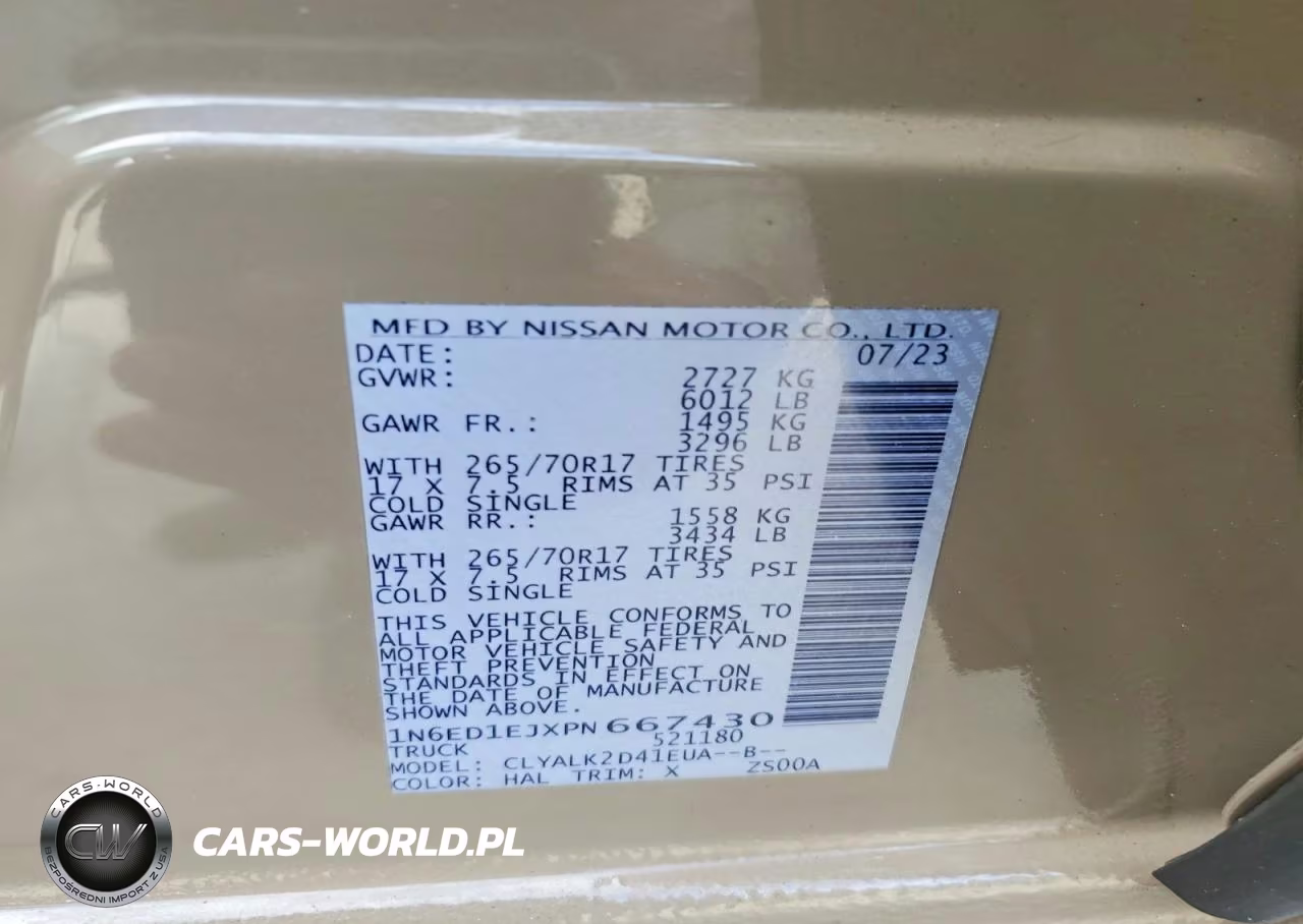 2023 Nissan Frontier Pro-X VIN:1N6ED1EJXPN667430 - 13