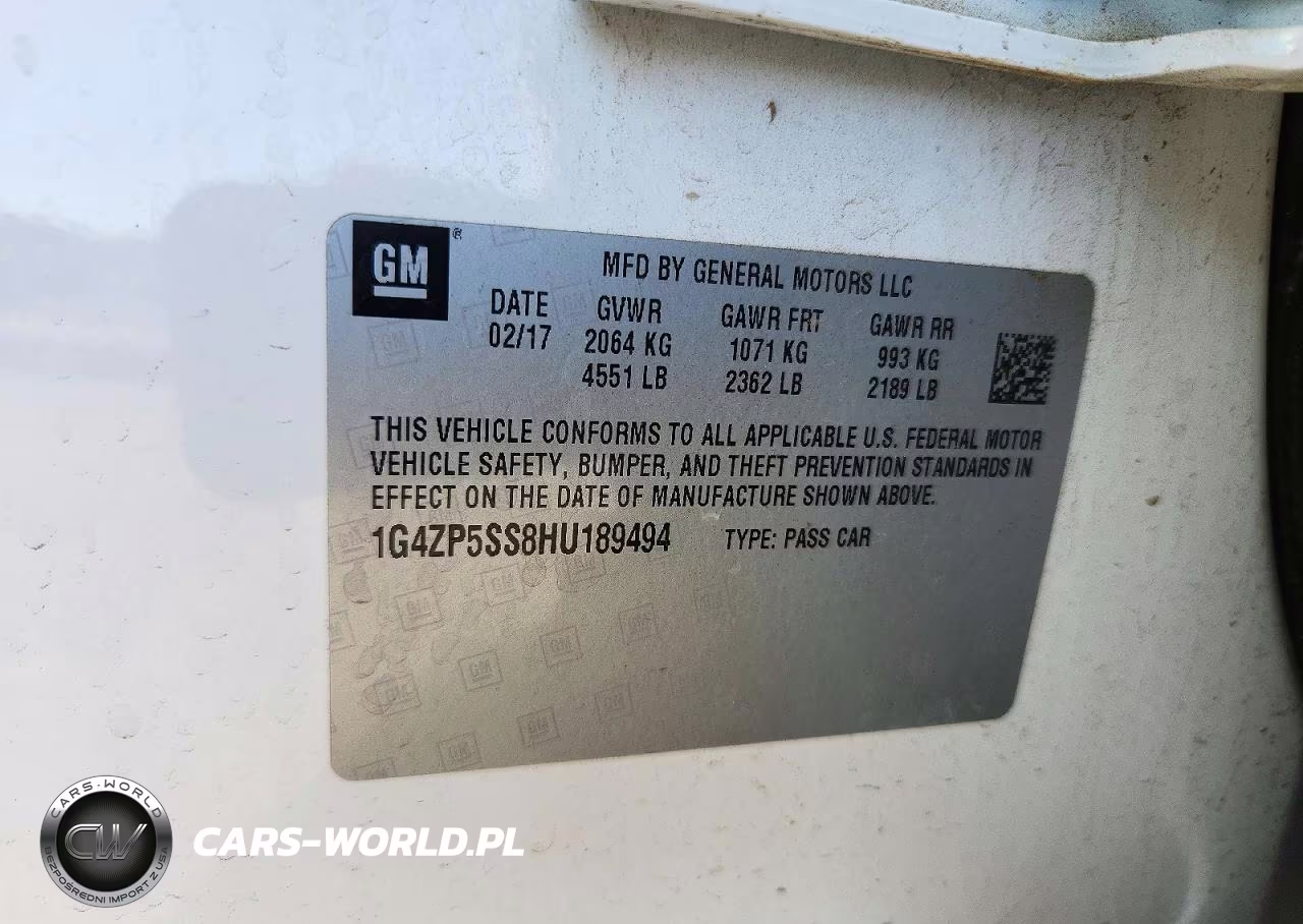 2017 Buick Lacrosse Essence VIN:1G4ZP5SS8HU189494 - 13
