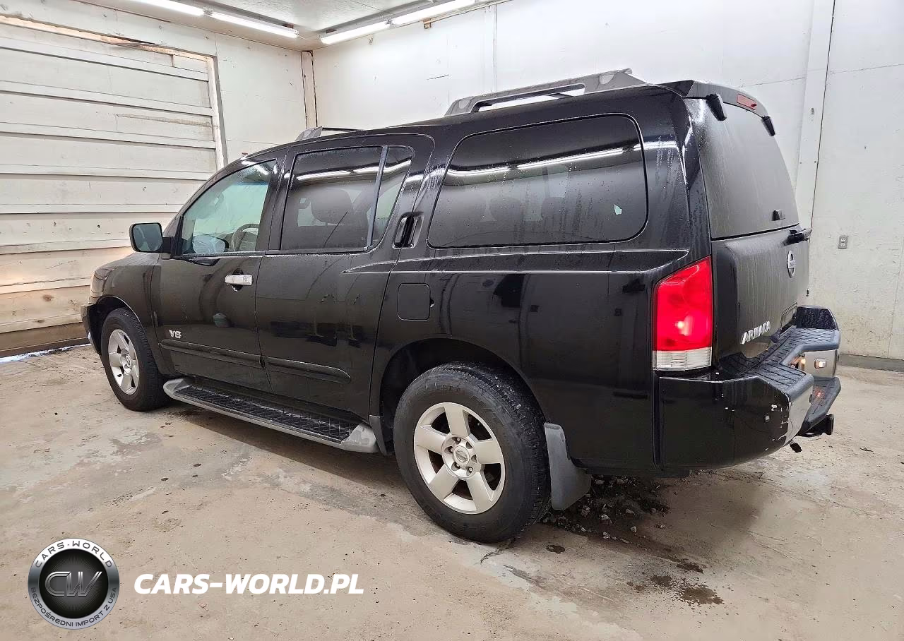 2007 Nissan Armada Se Ffv VIN:5N1BA08A37N714667 - 2
