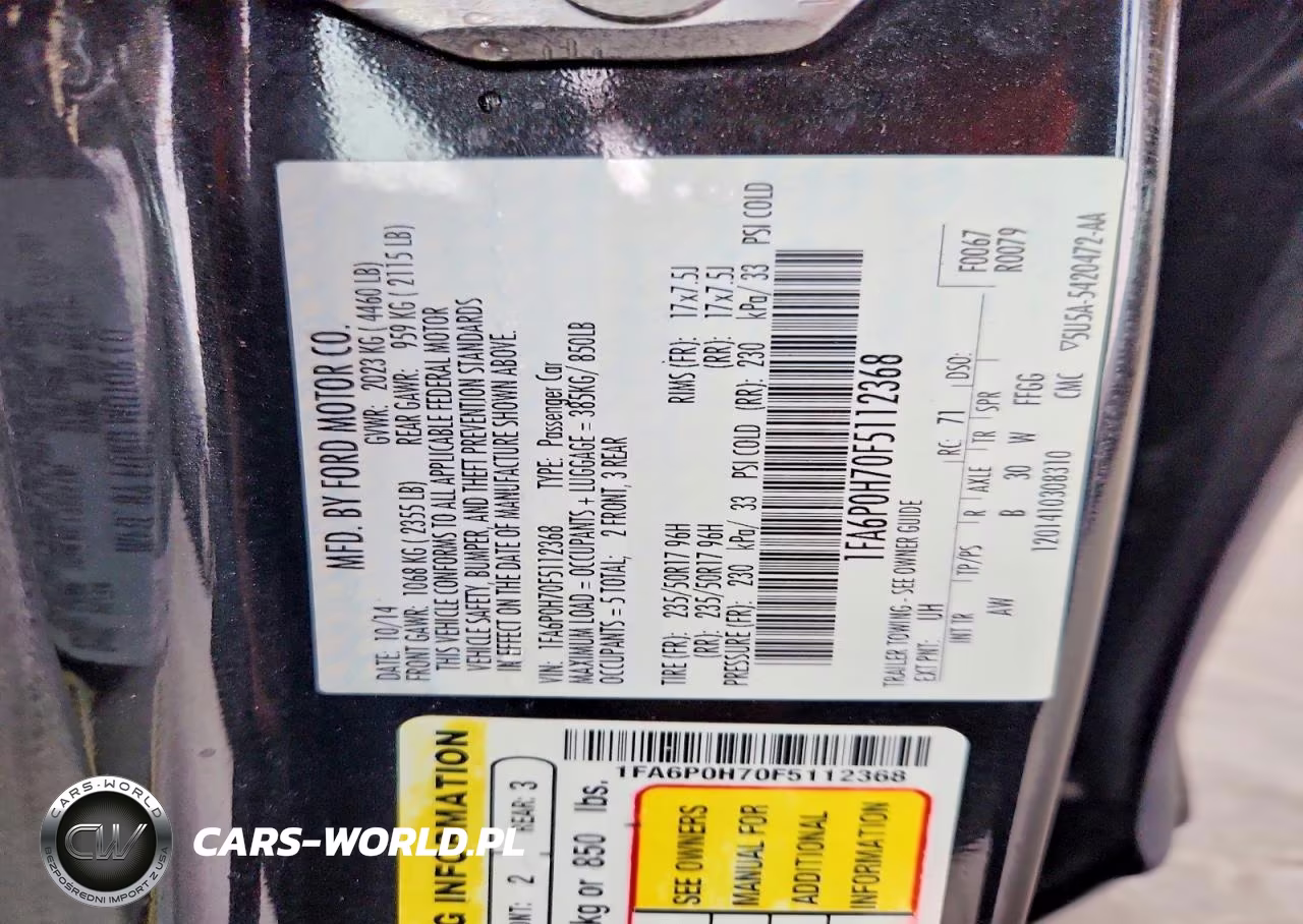 2015 Ford Fusion Se VIN:1FA6P0H70F5112368 - 12