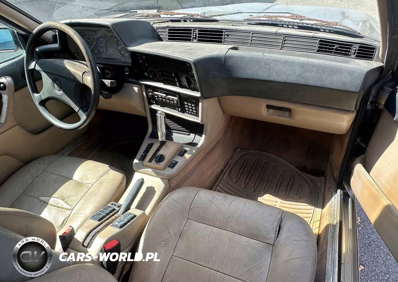 1989 BMW 635 Csi Automatic VIN:WBAEC8417K3268010 - 9