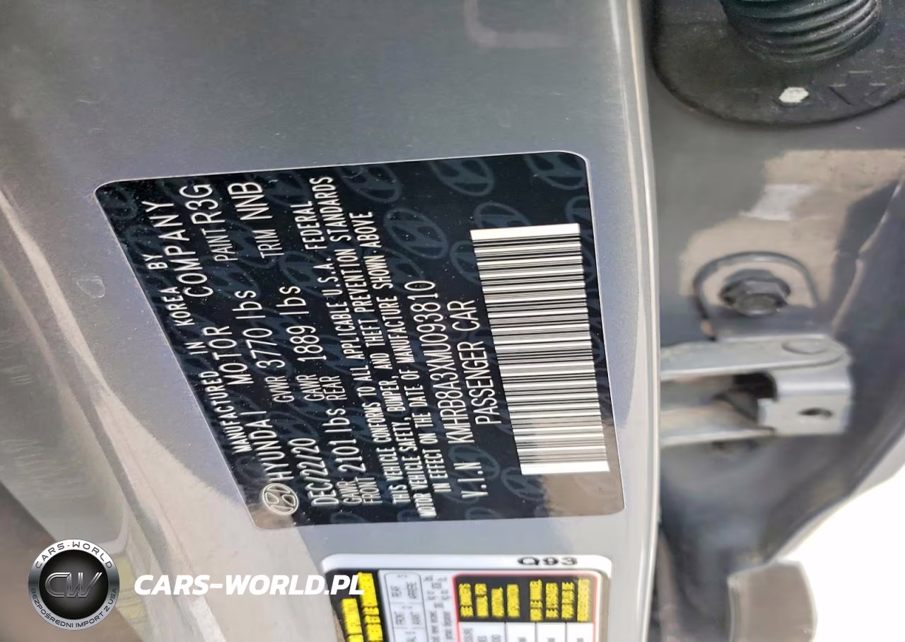 2021 Hyundai Venue Se VIN:KMHRB8A3XMU093810 - 12