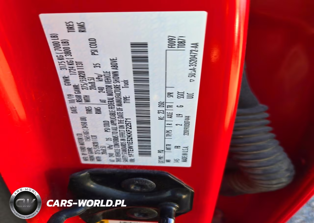 2019 Ford F150 Supercrew VIN:1FTEW1E52KKF22571 - 12