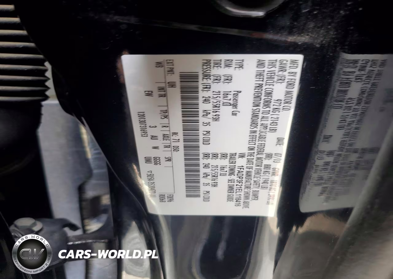 2014 Ford Focus Se VIN:1FADP3F21EL118416 - 13