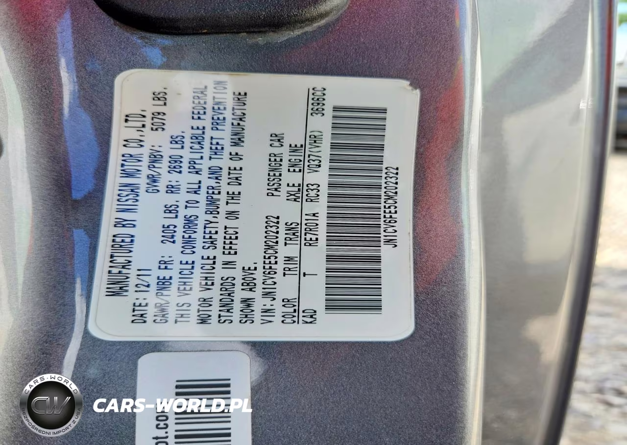 2012 Infiniti G37 Convertible Base VIN:JN1CV6FE5CM202322 - 12