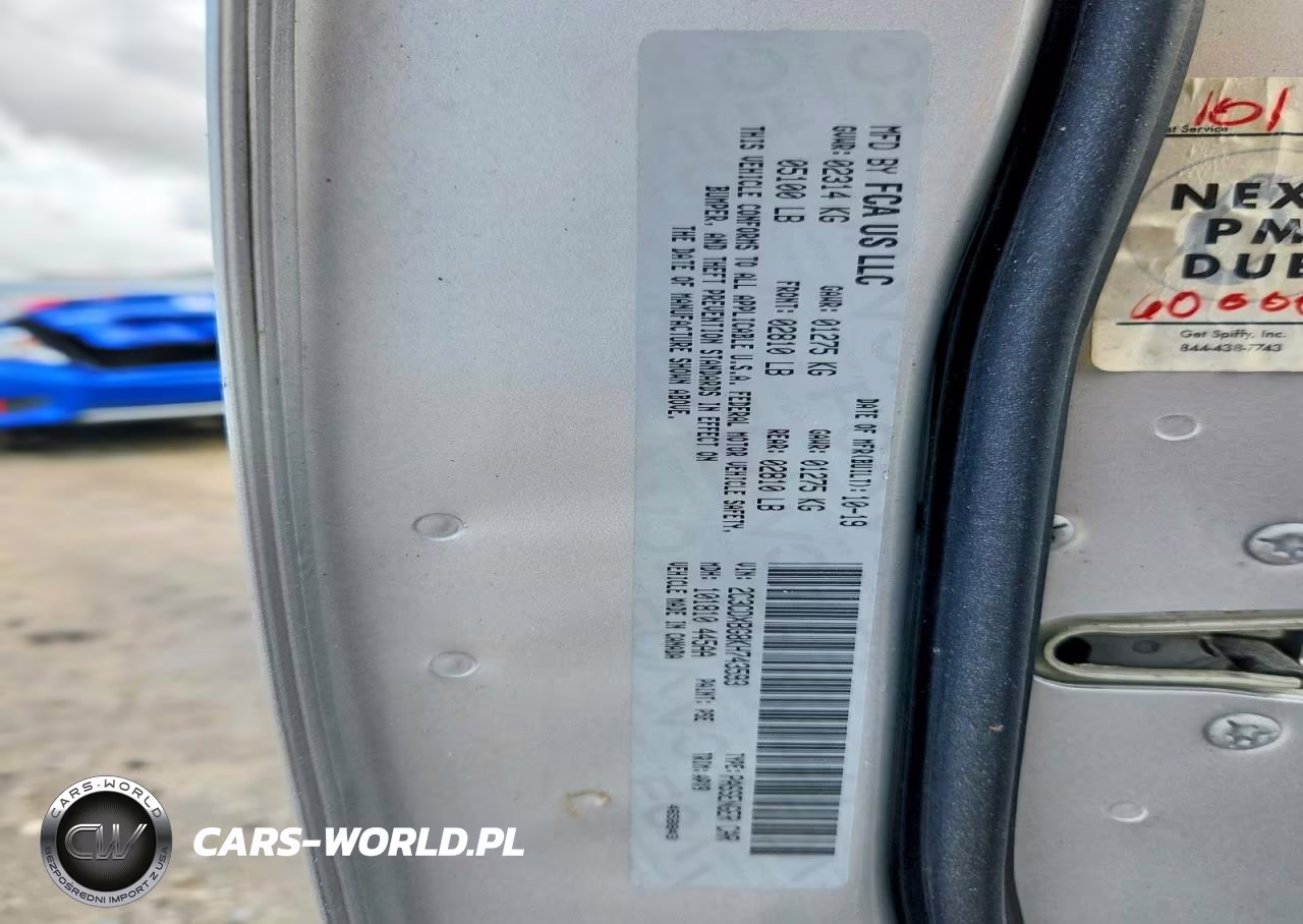 DODGE CHARGER SX VIN:2C3CDXBG8KH743593 - 12