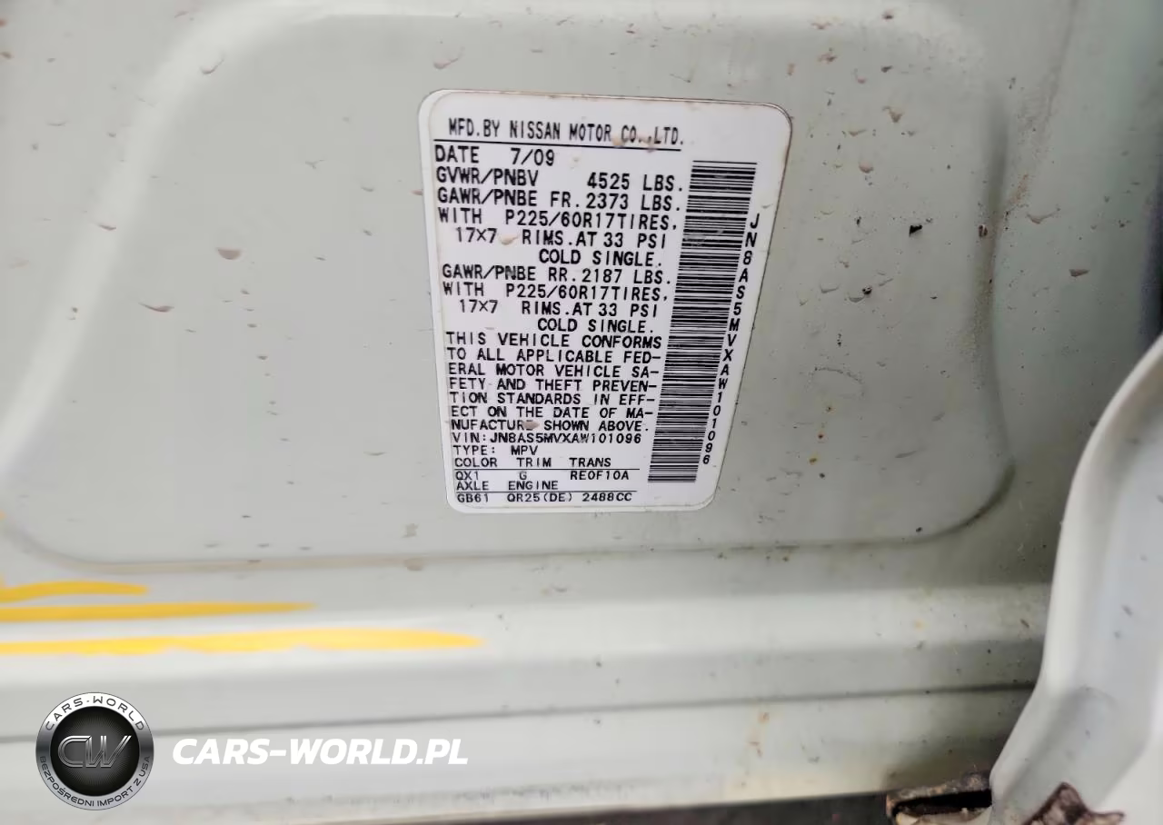 2010 Nissan Rogue S VIN:JN8AS5MVXAW101096 - 14