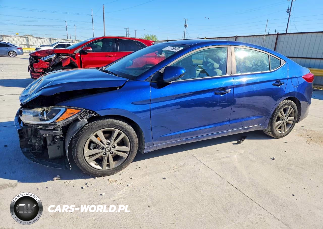 2018 Hyundai Elantra Sel VIN:5NPD84LF2JH343026 - 1