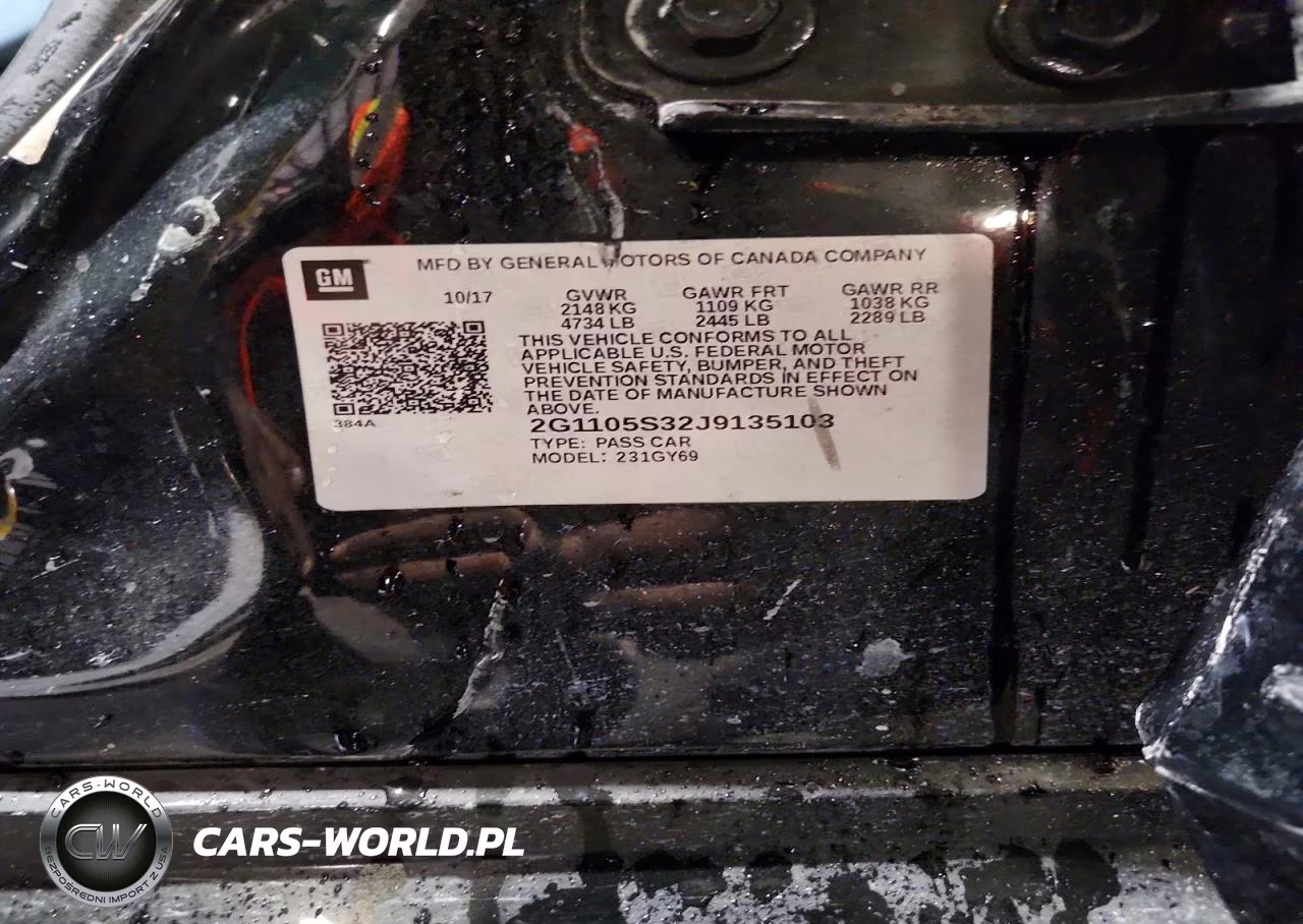 2018 Chevrolet Impala Lt VIN:2G1105S32J9135103 - 12