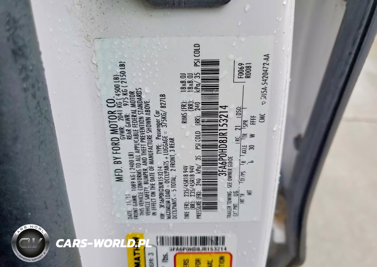 2018 Ford Fusion Se VIN:3FA6P0HD8JR153214 - 12