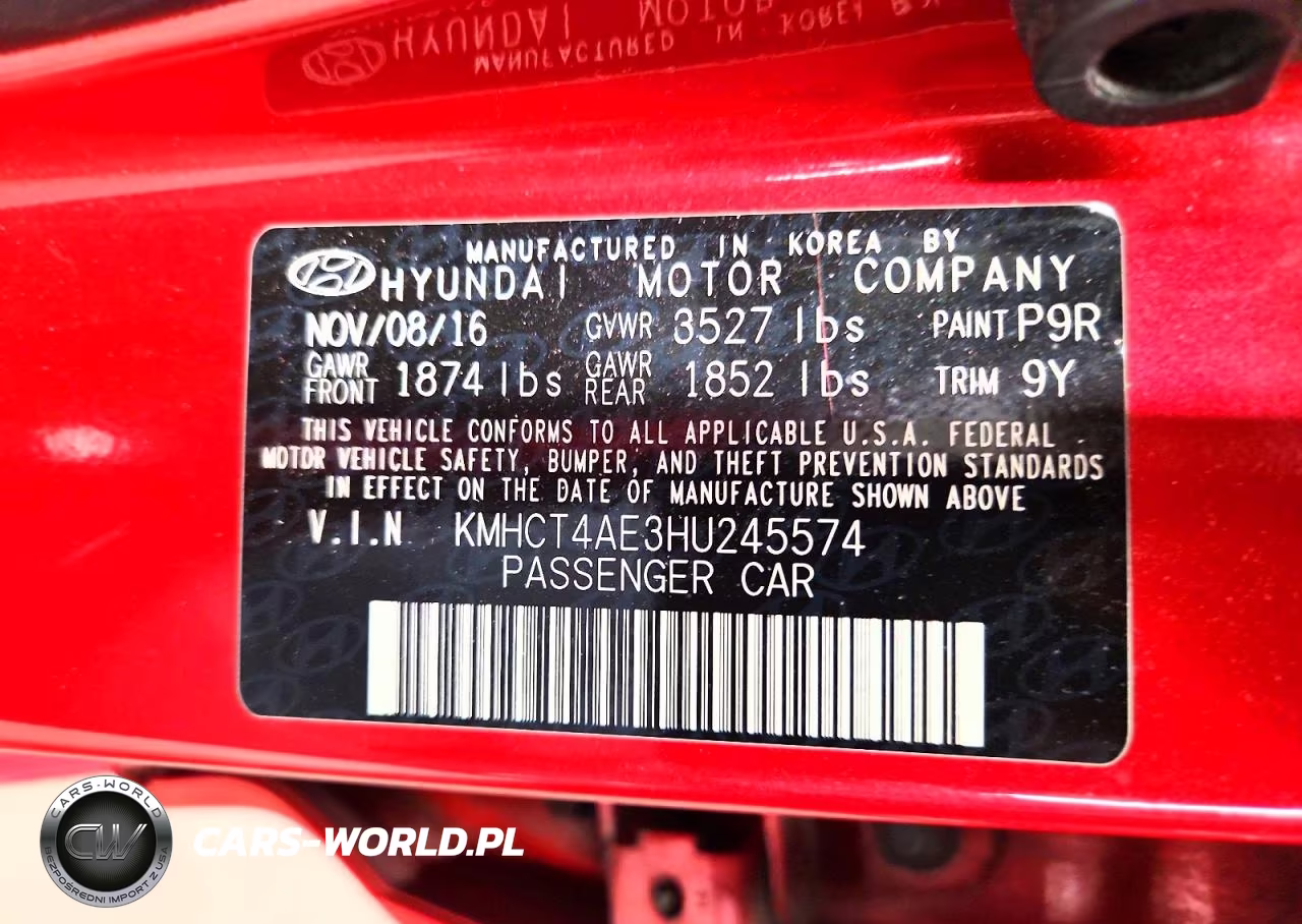 2017 Hyundai Accent Se VIN:KMHCT4AE3HU245574 - 12