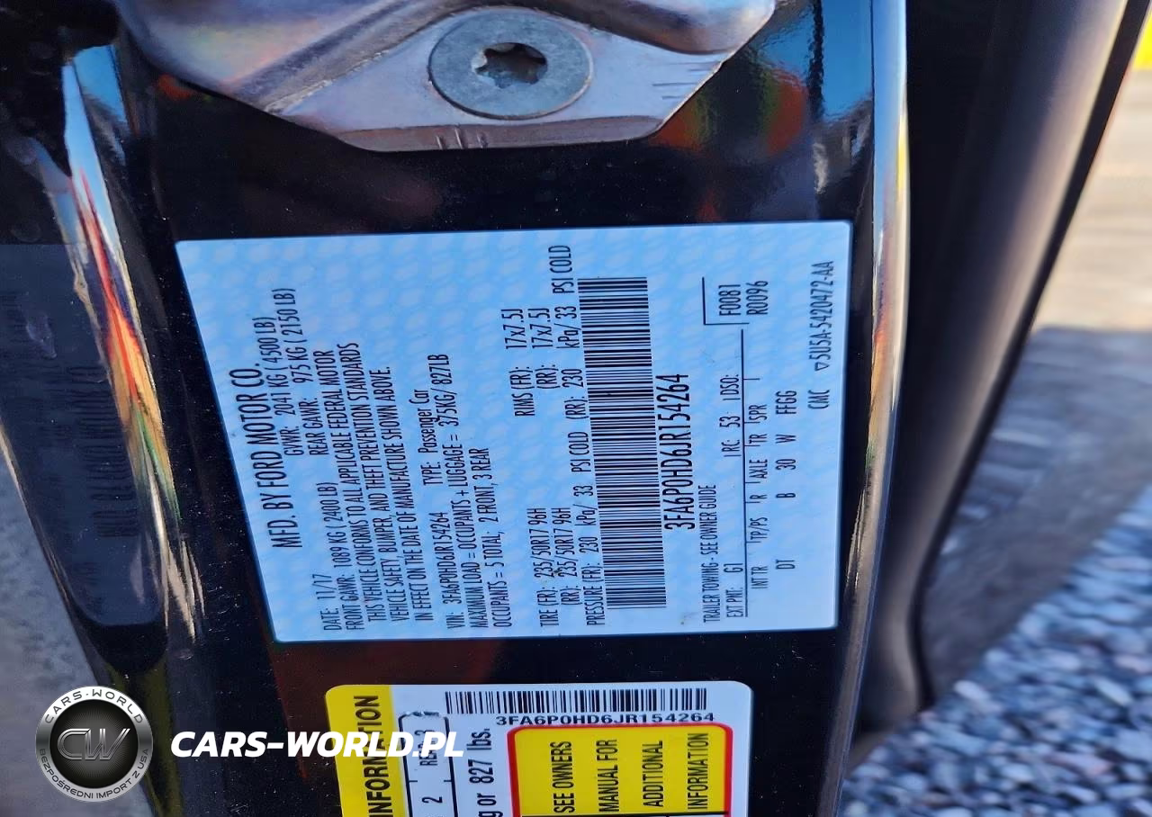 2018 Ford Fusion Se VIN:3FA6P0HD6JR154264 - 12