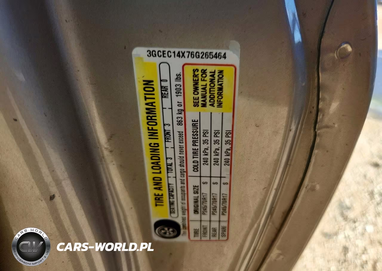 2006 Chevrolet Silverado C1500 VIN:3GCEC14X76G265464 - 12