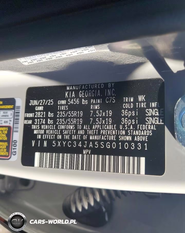 2025 Kia Ev6 Light Long Range VIN:5XYC34JA5SG010331 - 14