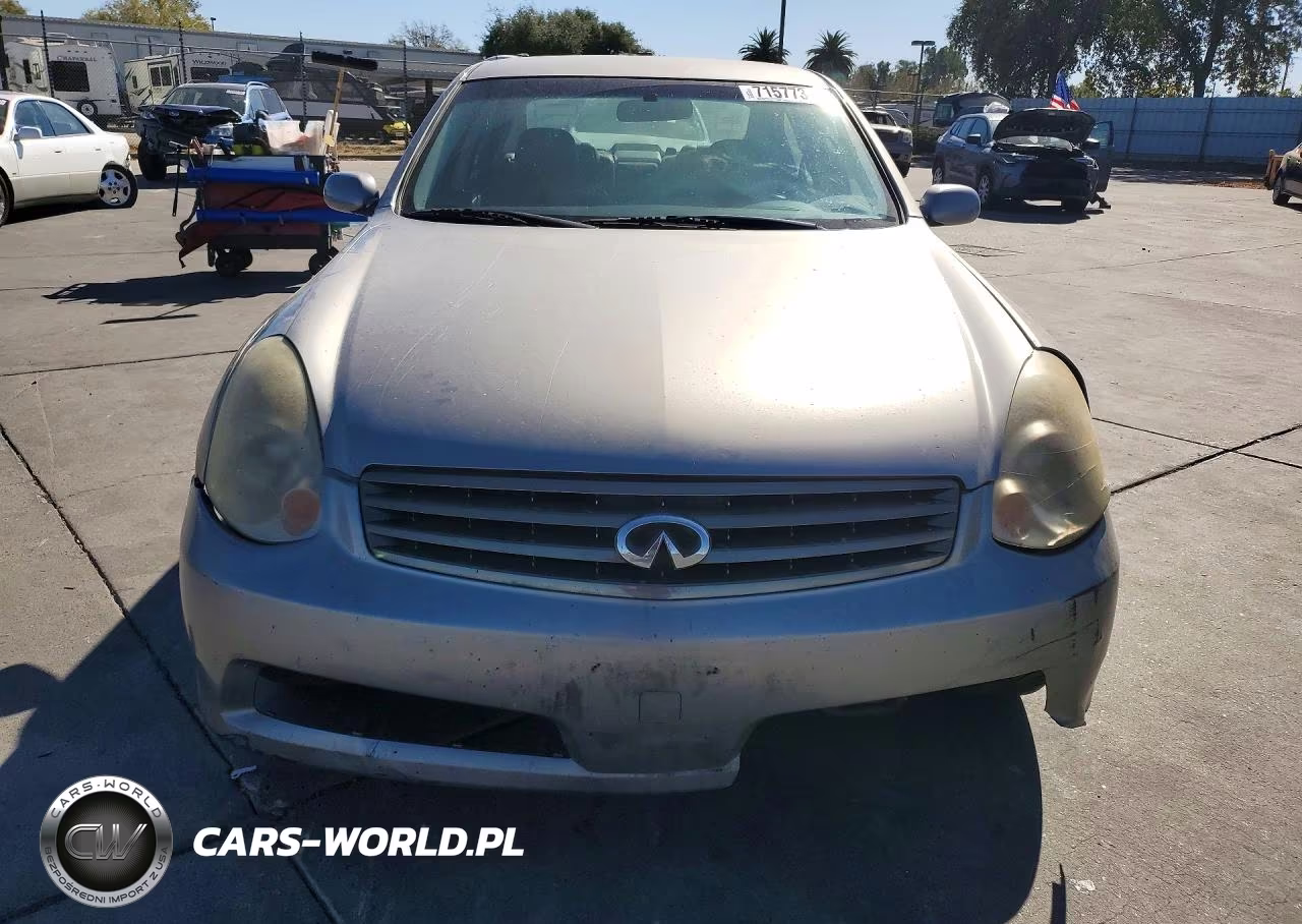2006 Infiniti G35 Base VIN:JNKCV51E26M521100 - 5