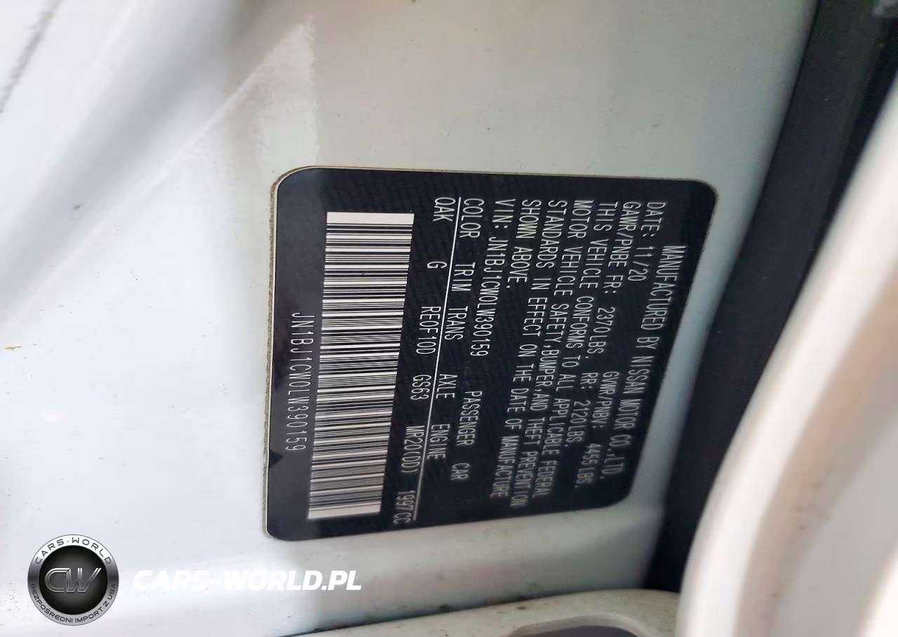 2020 Nissan Rogue Sport S VIN:JN1BJ1CW0LW390159 - 14