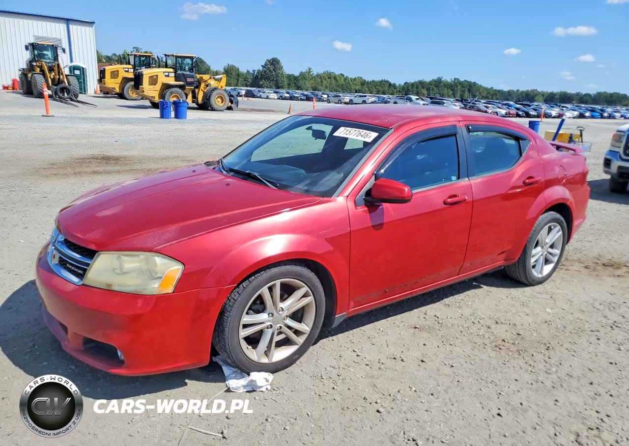 2012 Dodge Avenger Sxt VIN:1C3CDZEG6CN142537 - 1