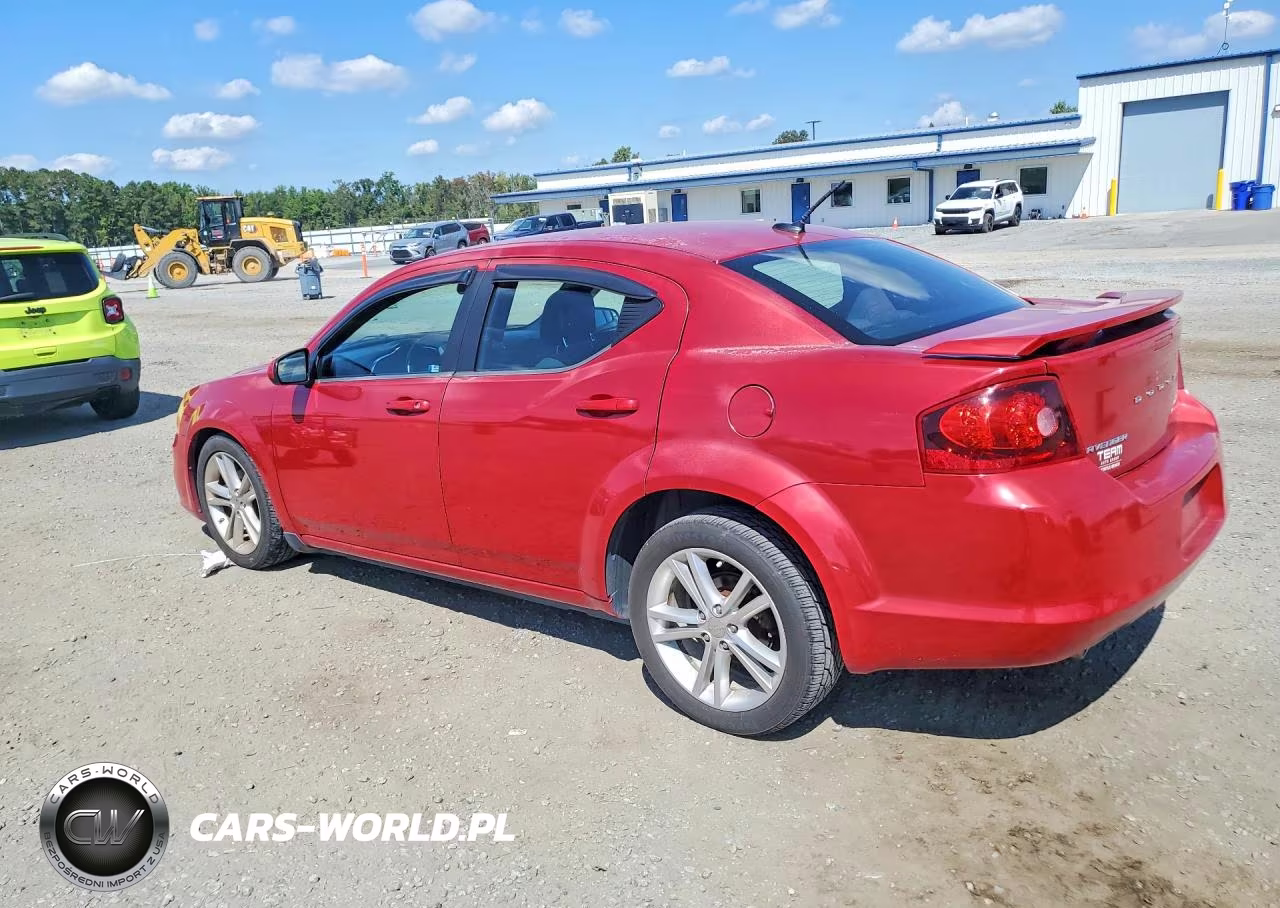 2012 Dodge Avenger Sxt VIN:1C3CDZEG6CN142537 - 2