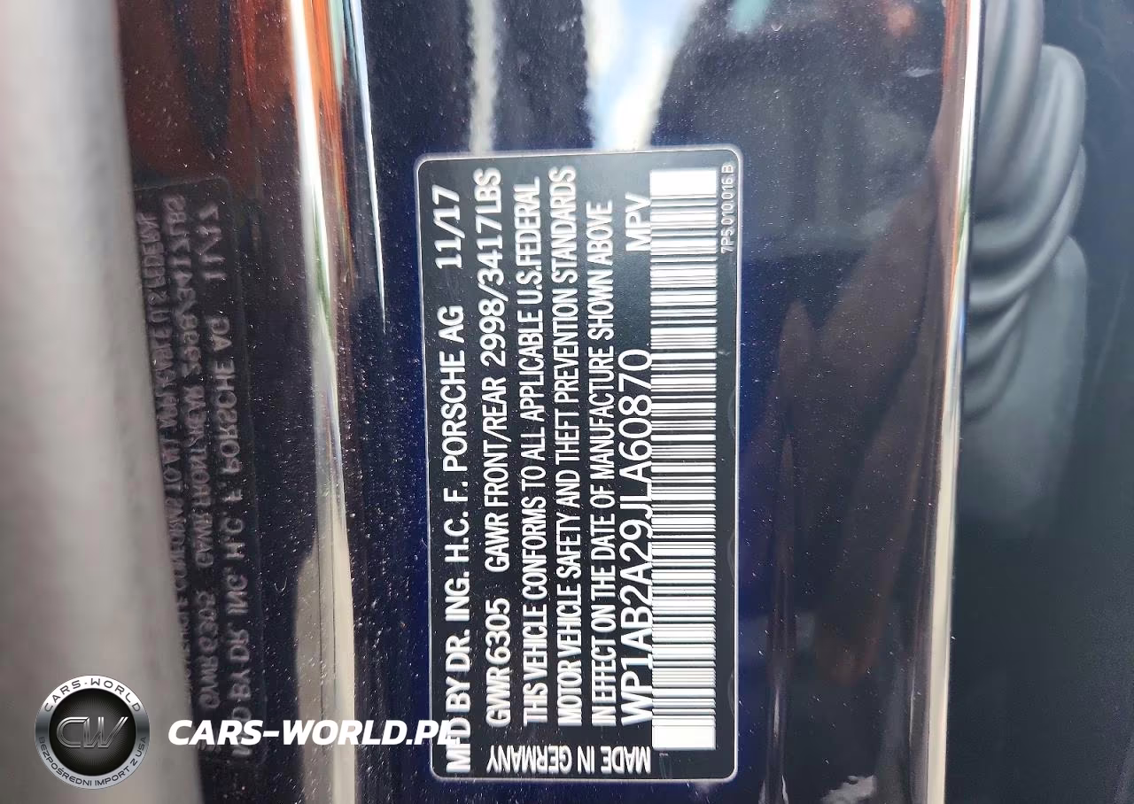 2018 Porsche Cayenne S VIN:WP1AB2A29JLA60870 - 13