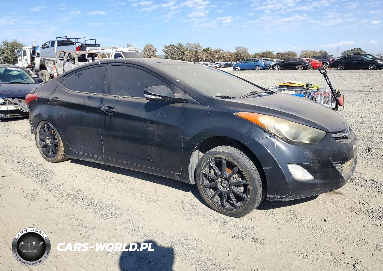 2013 Hyundai Elantra Limited VIN:KMHDH4AE5DU918476 - 4