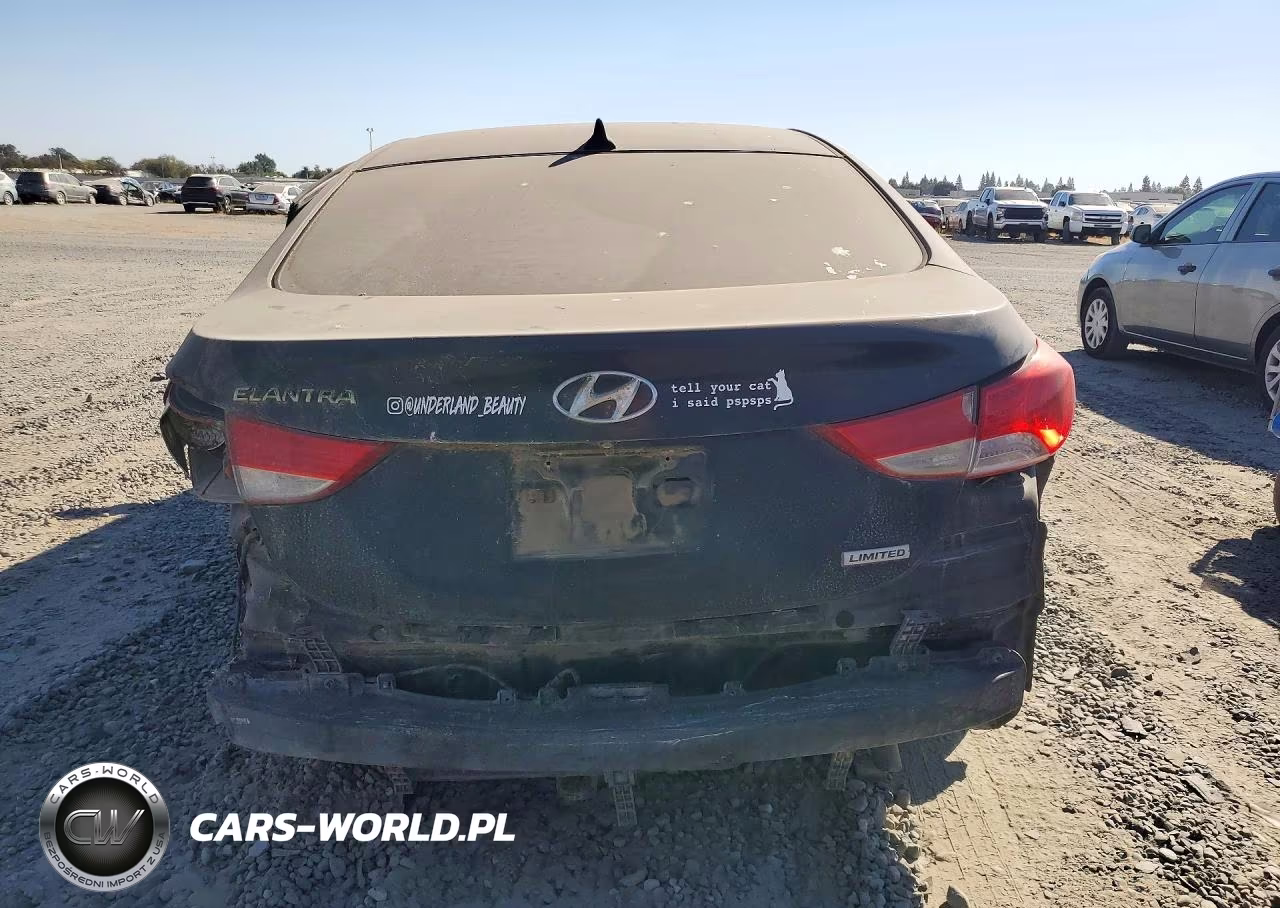 2013 Hyundai Elantra Limited VIN:KMHDH4AE5DU918476 - 6