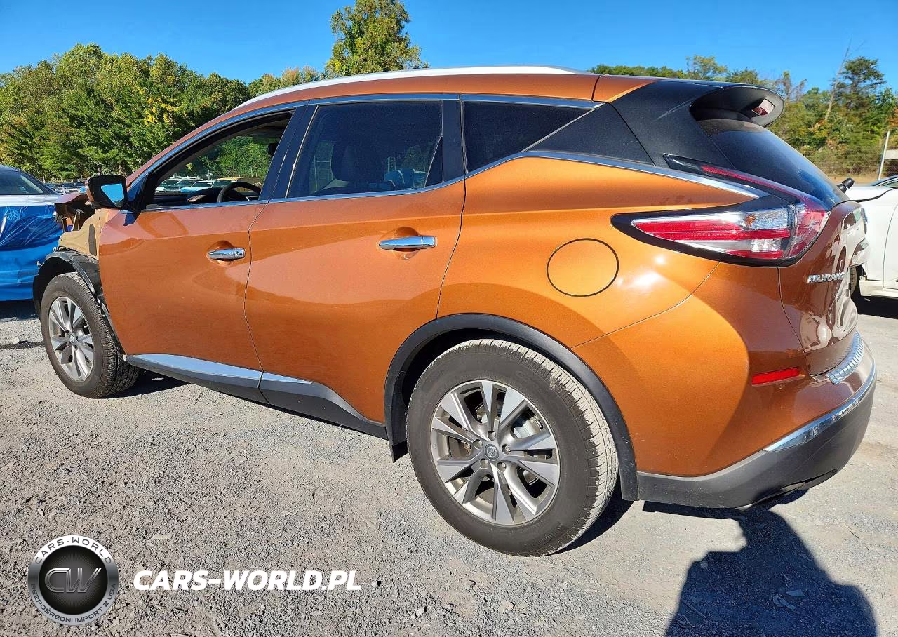 2016 Nissan Murano Sl VIN:5N1AZ2MH0GN103756 - 2