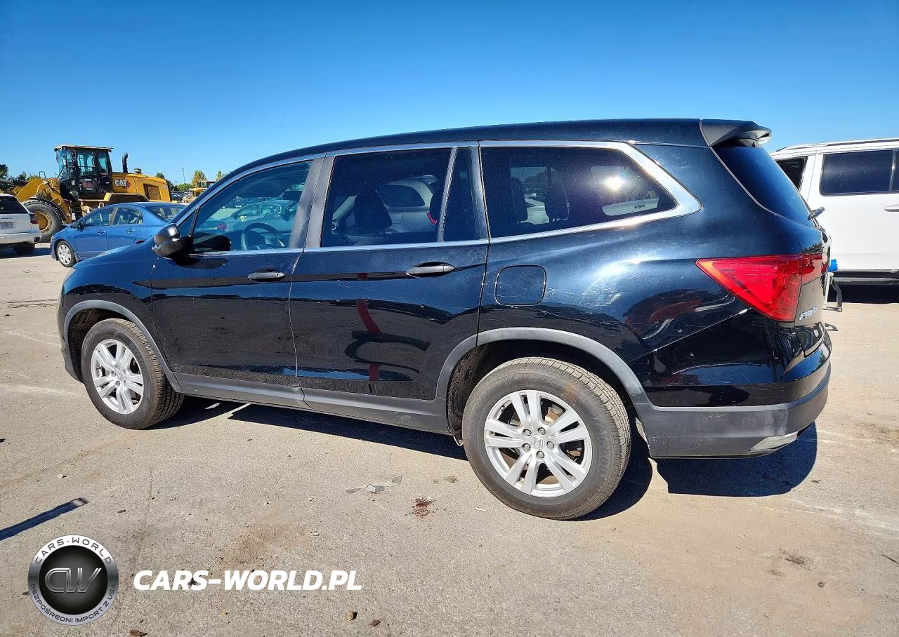 2016 Honda Pilot Lx VIN:5FNYF6H10GB043895 - 2