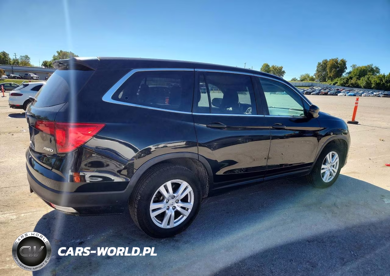 2016 Honda Pilot Lx VIN:5FNYF6H10GB043895 - 3