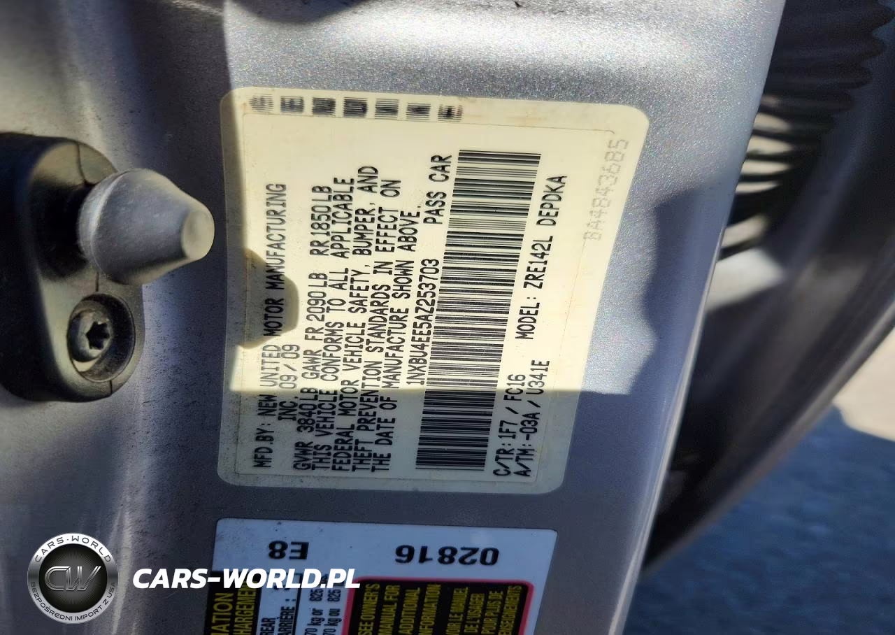 2010 Toyota Corolla Le VIN:1NXBU4EE5AZ253703 - 12