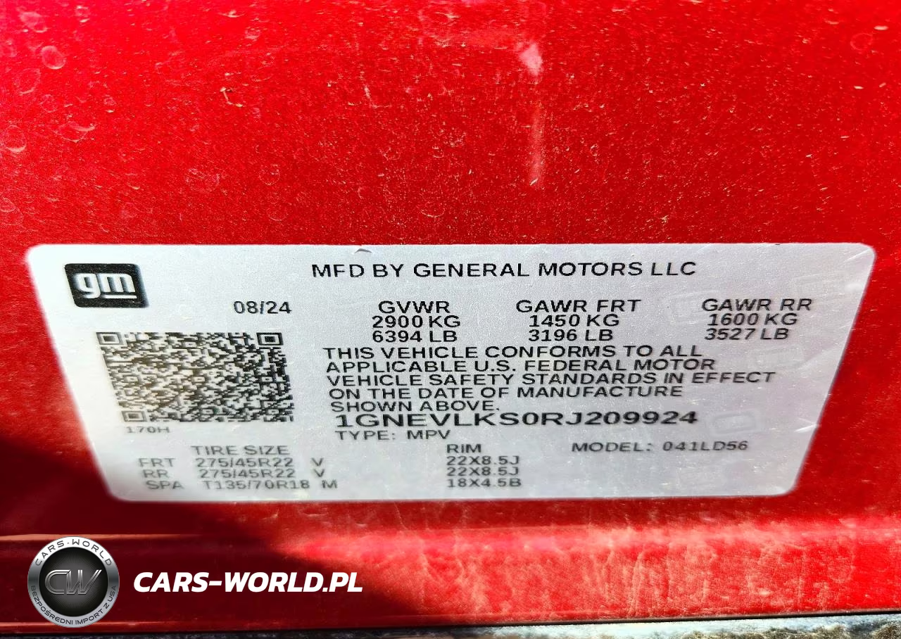2024 Chevrolet Traverse Rs VIN:1GNEVLKS0RJ209924 - 13