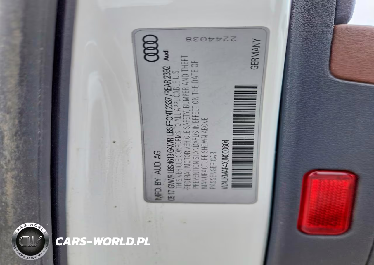 2018 Audi A4 Premium VIN:WAUKMAF4XJN000604 - 13