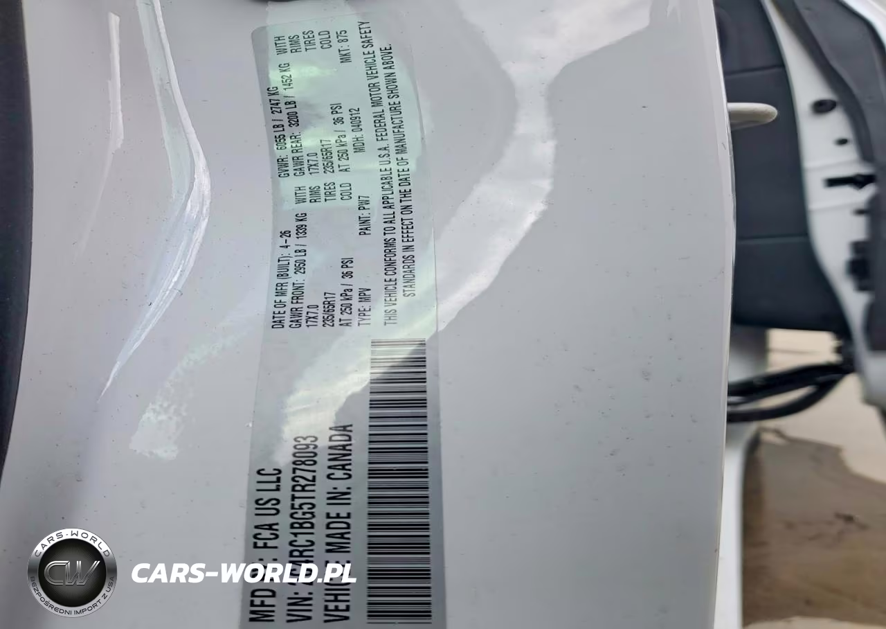 2026 Chrysler Pacifica Select VIN:2C4RC1BG5TR278093 - 14