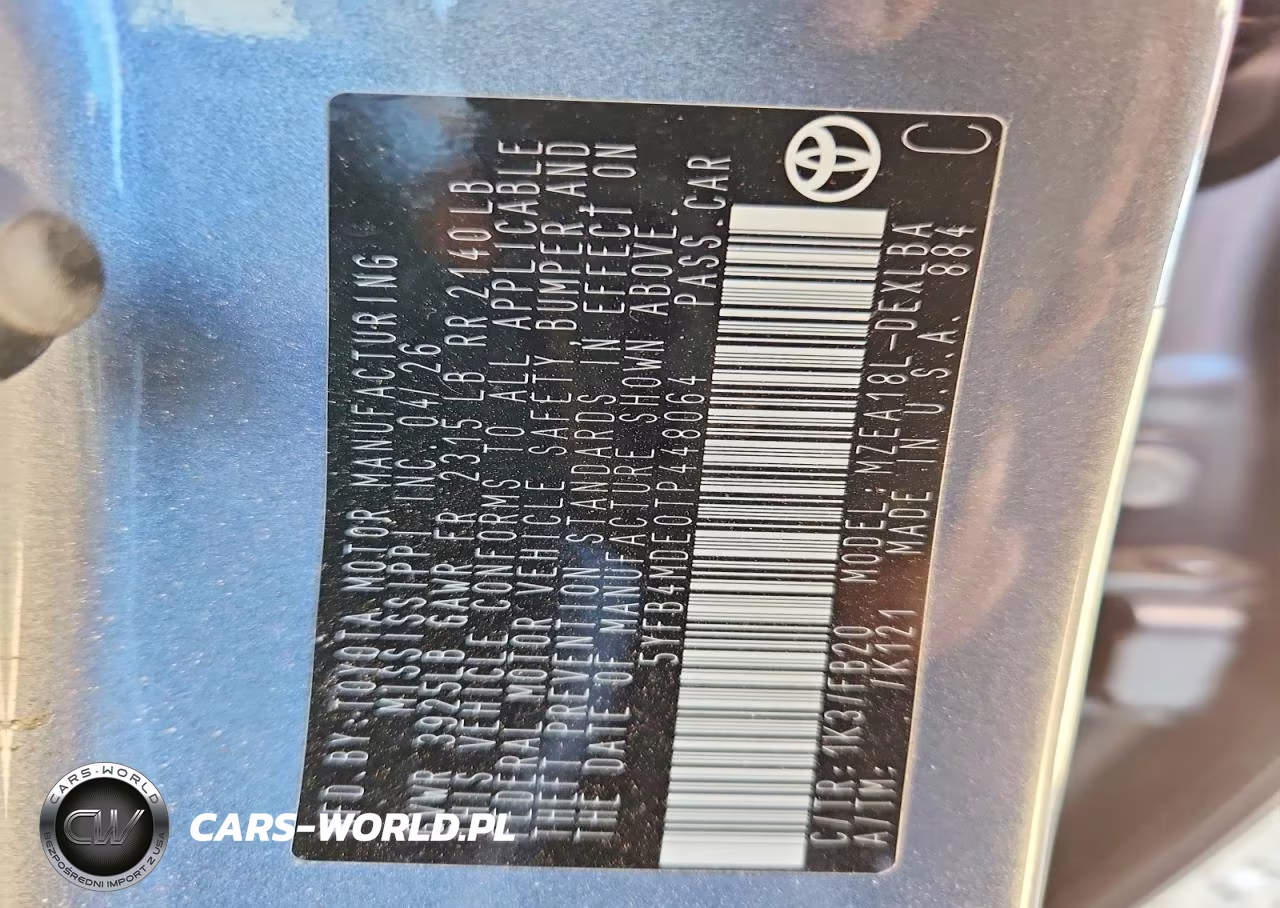 2026 Toyota Corolla Le VIN:5YFB4MDE0TP448064 - 13