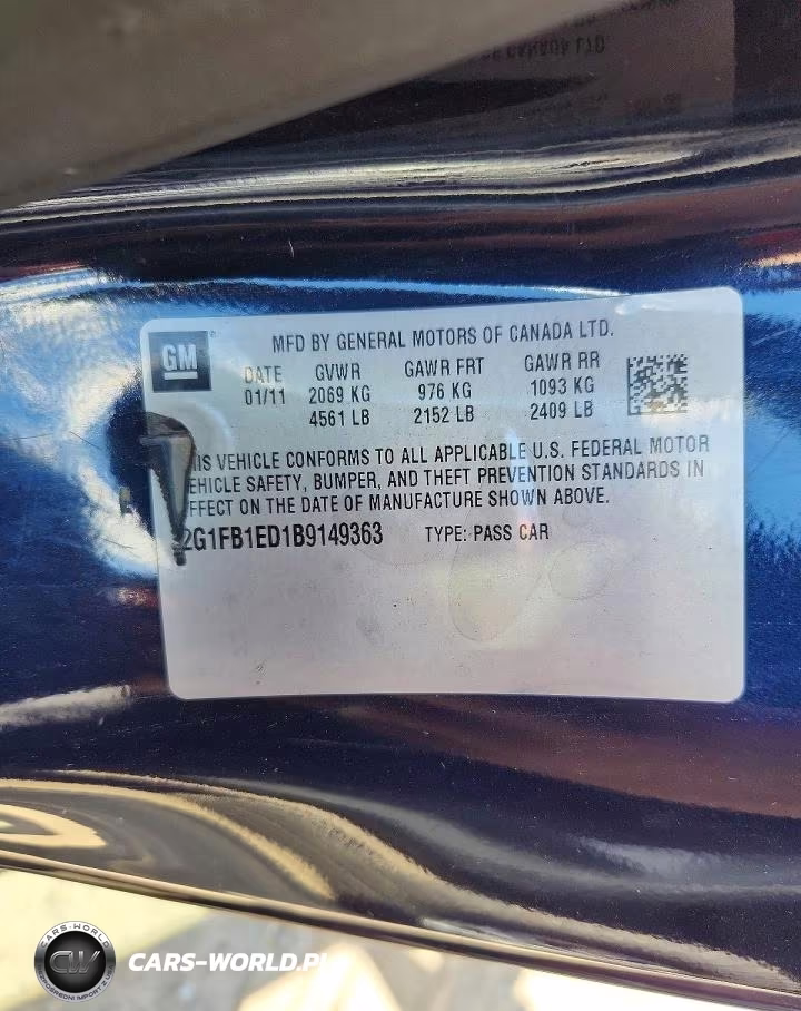 2011 Chevrolet Camaro Lt VIN:2G1FB1ED1B9149363 - 12