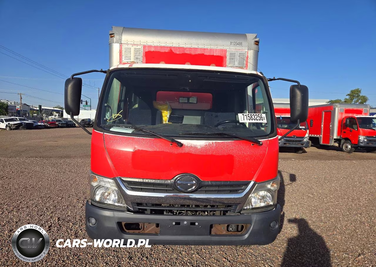 2017 Hino 195 Box Truck VIN:JHHSDM2H6HK005837 - 5