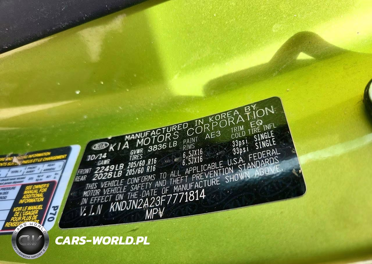 2015 Kia Soul Base VIN:KNDJN2A23F7771814 - 12