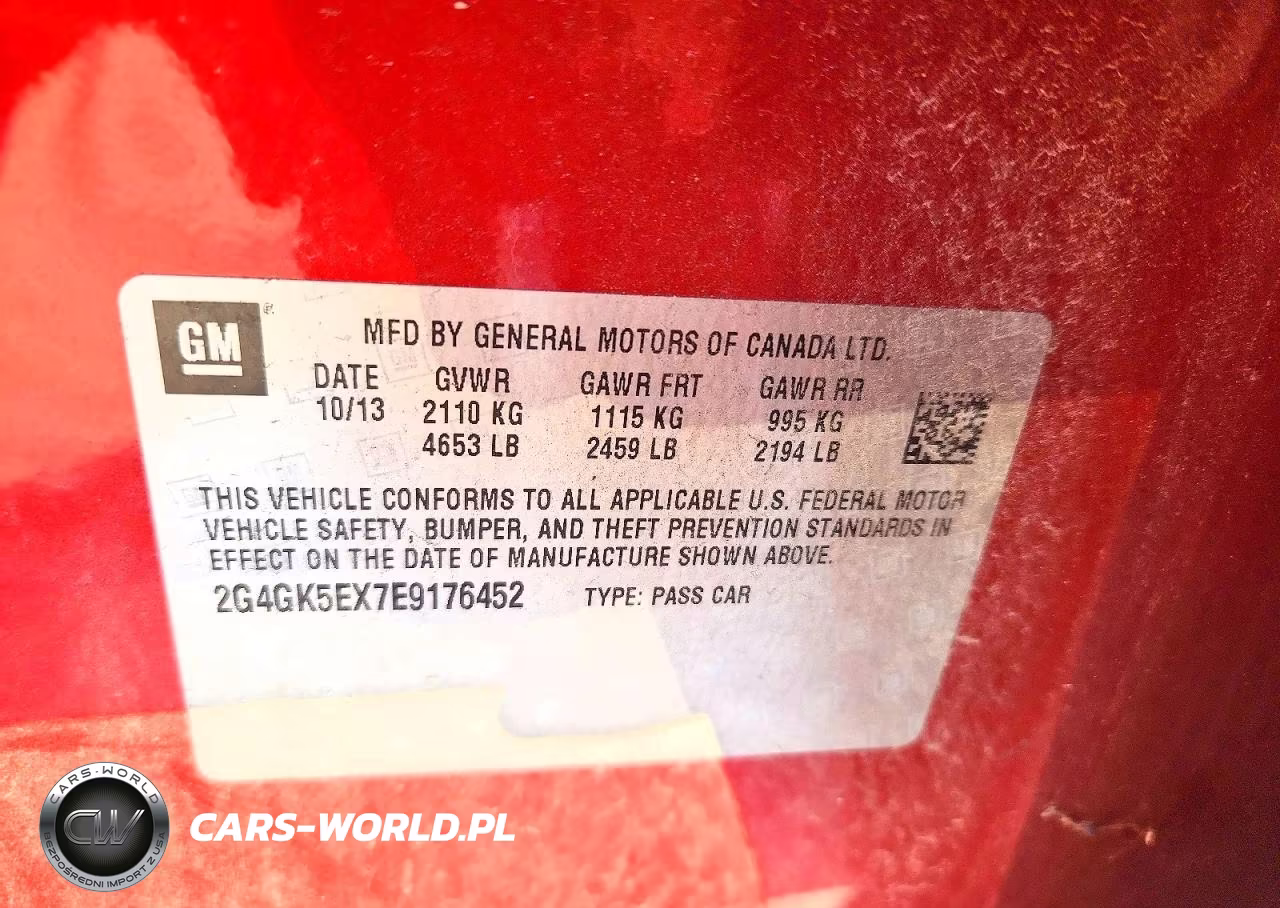 2014 Buick Regal VIN:2G4GK5EX7E9176452 - 12