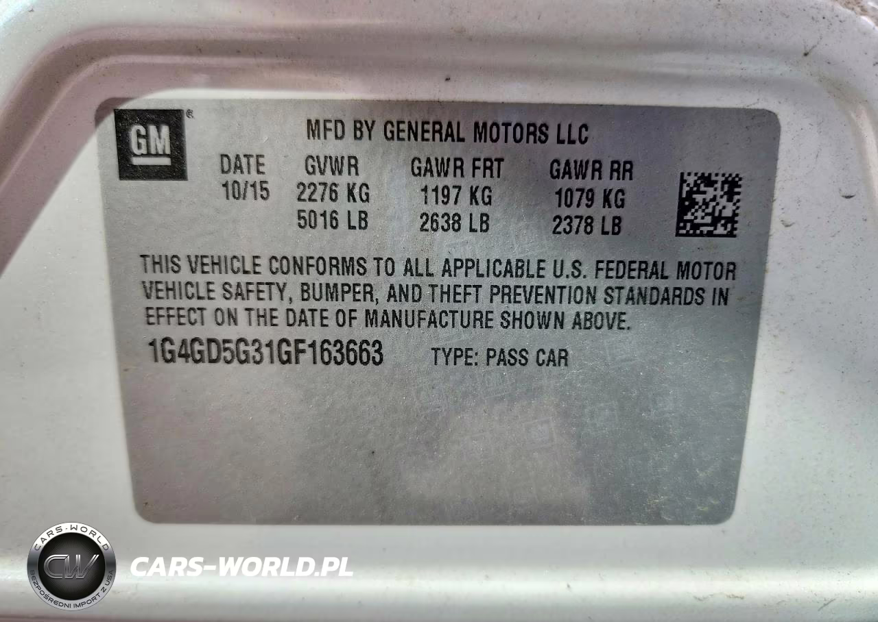 2016 Buick Lacrosse Premium VIN:1G4GD5G31GF163663 - 12