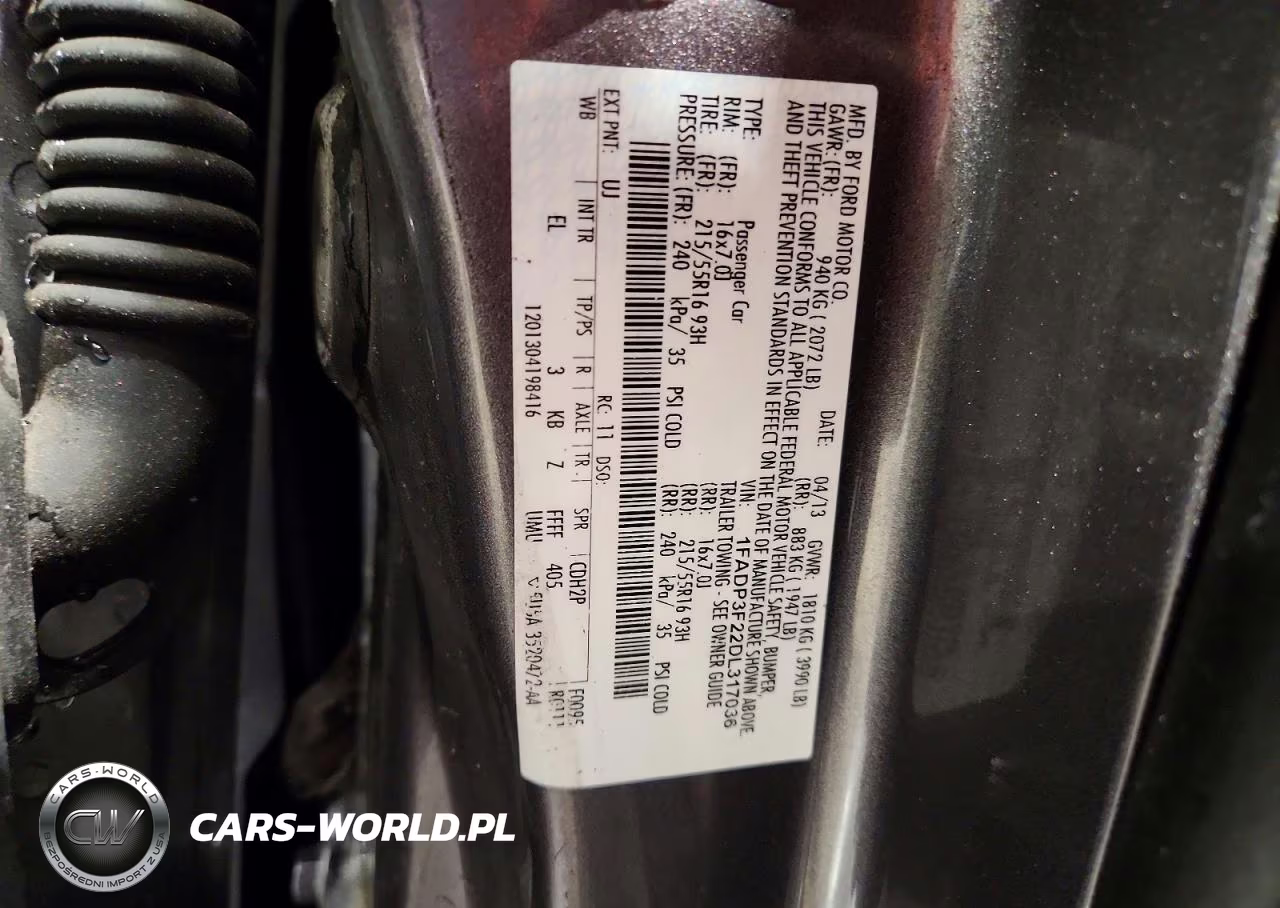 2013 Ford Focus Se VIN:1FADP3F22DL317036 - 13