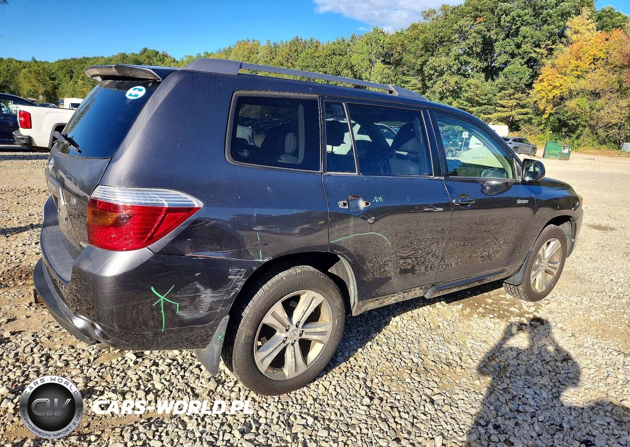 2008 Toyota Highlander Sport VIN:JTEES43A482040606 - 3