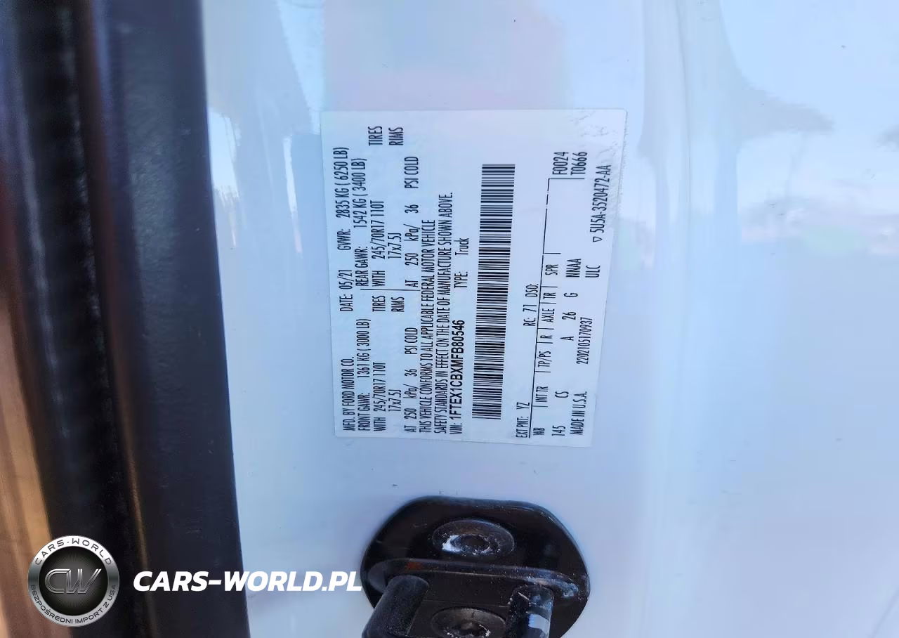 2021 Ford F150 Super Cab VIN:1FTEX1CBXMFB80546 - 12